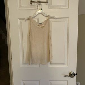 Cream tank top